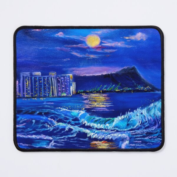 Item preview, Diamond Head at Night designed and sold by jennyleeandjim.