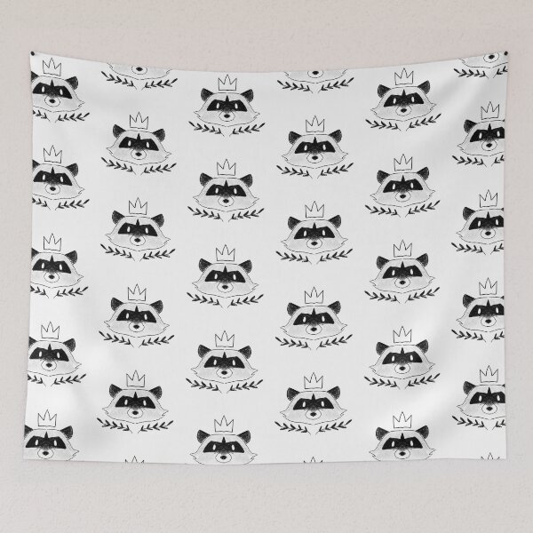 Item preview, King raccoon designed and sold by Raccoondoodles.