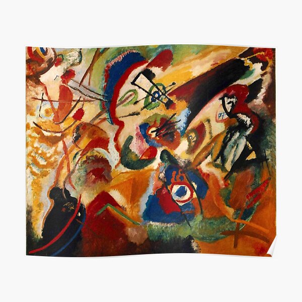 Composition art of wassily kandinsky classic poster 
