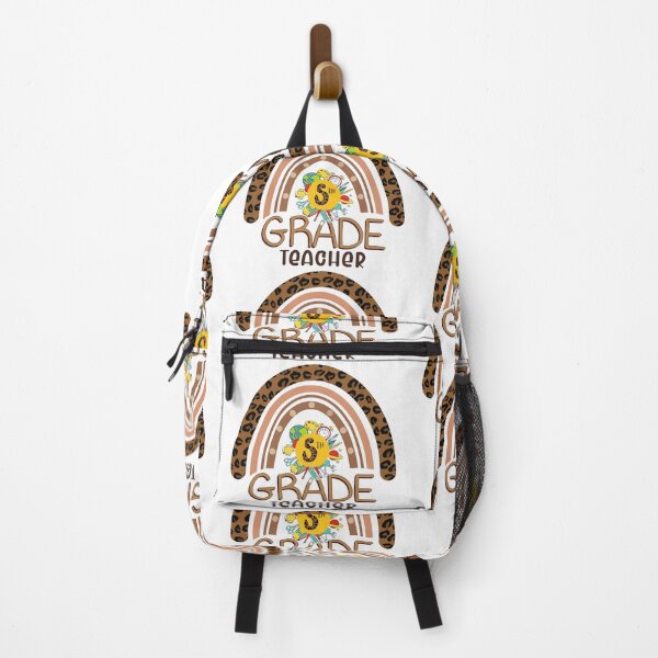 Item preview, Fifth Grade Back to School Teacher Leopard Rainbow 5th grade designed and sold by melania-shop.