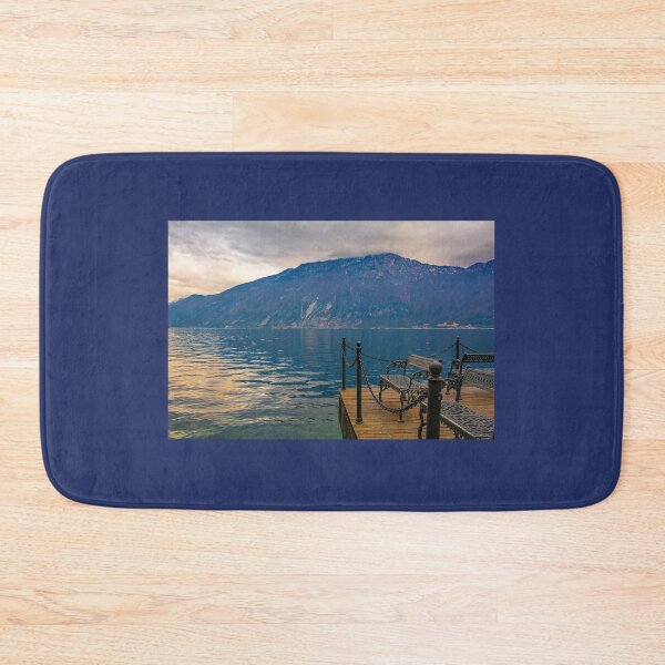 Item preview, Bench on Limone sul Garda Waterfront, Italy designed and sold by jojobob.