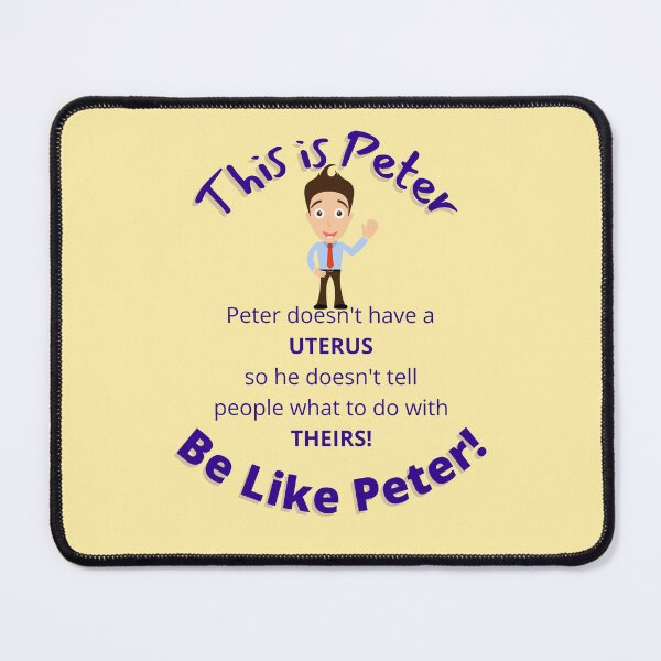 Item preview, Pro Choice Peter Women's Reproductive Rights Yellow designed and sold by Evolved-LovinIt.