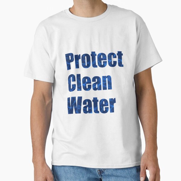 Item preview, Protect Clean Water  designed and sold by BookwormSticker.