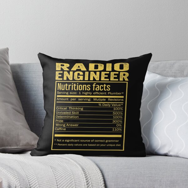 Item preview, Cool radio engineer Funny Nutrition Facts Mens Womens Christmas Fathers Days Gift, radio engineer Nutrition Facts designed and sold by xlnv.