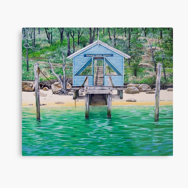 Item preview, Bonnie Doon Wharf - Pittwater designed and sold by Sarina Tomchin.