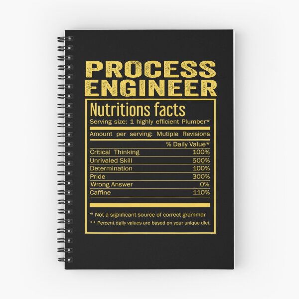 Item preview, Cool Process engineer Funny Nutrition Facts Mens Womens Christmas Fathers Days Gift, Process engineer Nutrition Facts designed and sold by xlnv.