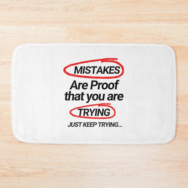 Item preview, mistakes are proof that you are trying designed and sold by dMagicCreator.