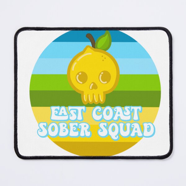 Item preview, East Coast Sober Squad retro vibes designed and sold by ECSoberSquad.