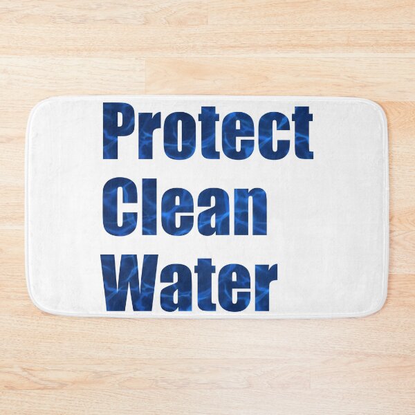 Item preview, Protect Clean Water  designed and sold by BookwormSticker.