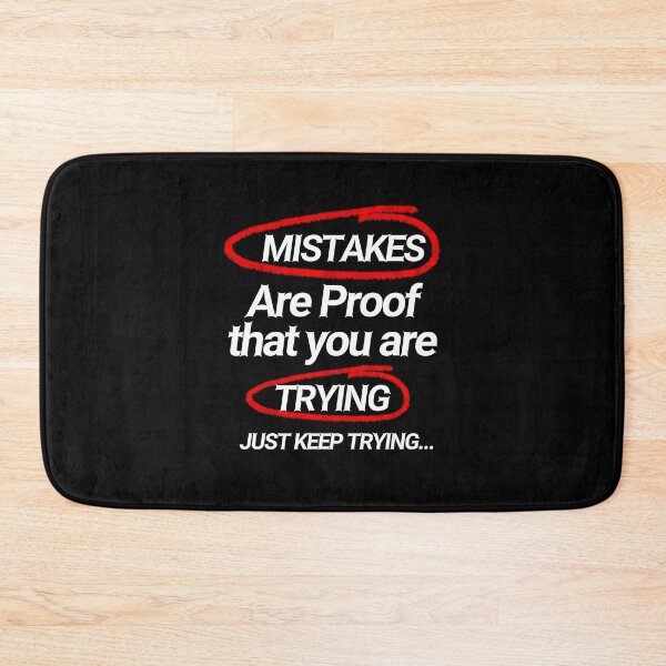 Item preview, mistakes are proof that you are trying art designed and sold by dMagicCreator.