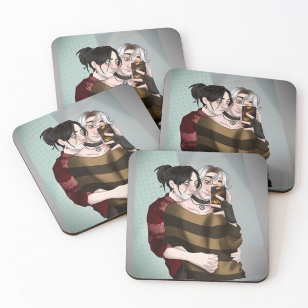 Modern Thramsay mirror selfie Coasters (Set of 4)