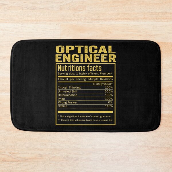 Item preview, Cool Optical  engineer Funny Nutrition Facts Mens Womens Christmas Fathers Days Gift, Optical  engineer Nutrition Facts designed and sold by xlnv.
