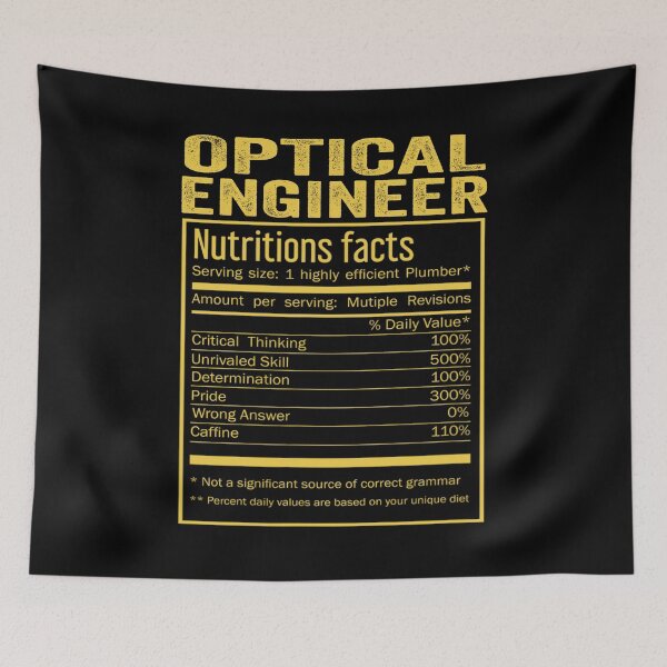 Item preview, Cool Optical  engineer Funny Nutrition Facts Mens Womens Christmas Fathers Days Gift, Optical  engineer Nutrition Facts designed and sold by xlnv.