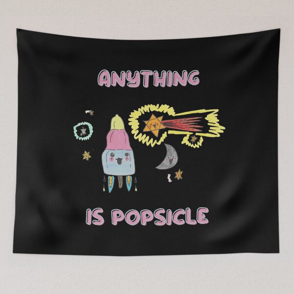 Item preview, Anything is Popsicle, kawaii,  popsicle pun, funny food, rocket lolly designed and sold by allycat57.