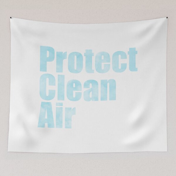 Item preview, Protect Clean Air designed and sold by BookwormSticker.