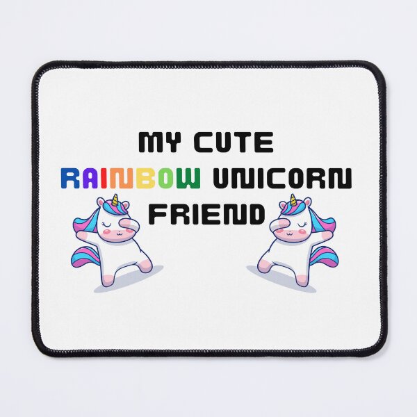 Item preview, My cute rainbow unicorn friend Sticker designed and sold by Strale25kv.