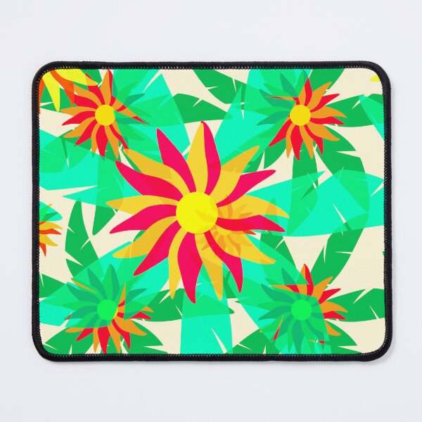 Item preview, Palms and Flowers Pattern designed and sold by JoanNinjaHen.