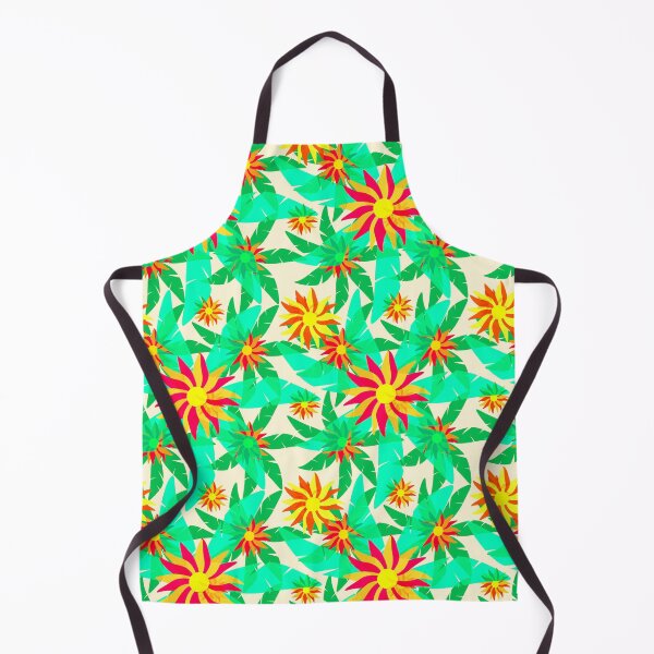 Item preview, Palms and Flowers Pattern designed and sold by JoanNinjaHen.