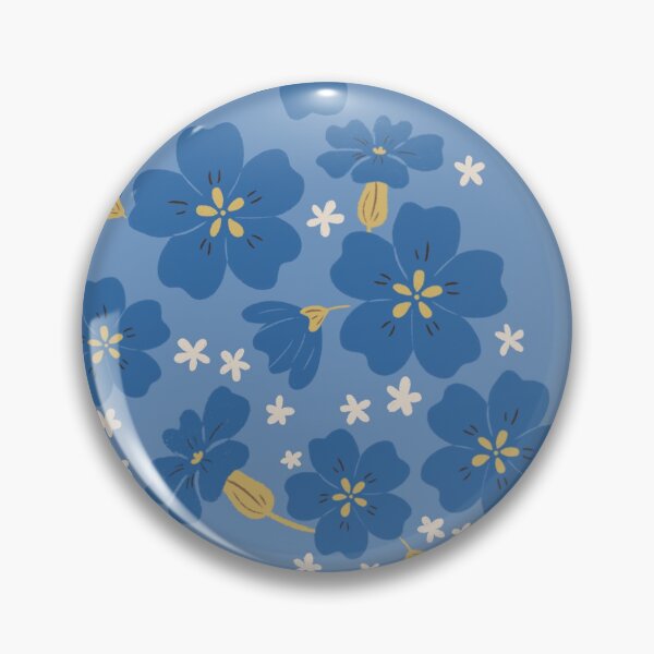 Item preview, Blue Flower on light blue designed and sold by Maygetsu.