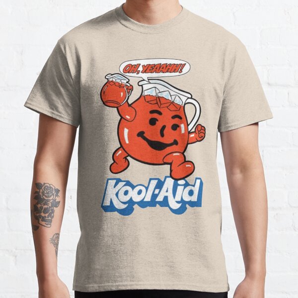 SMILE Kool Aid Man Face Vintage Drink T-shirt Funny Gift Retro Crew Sweatshirt 