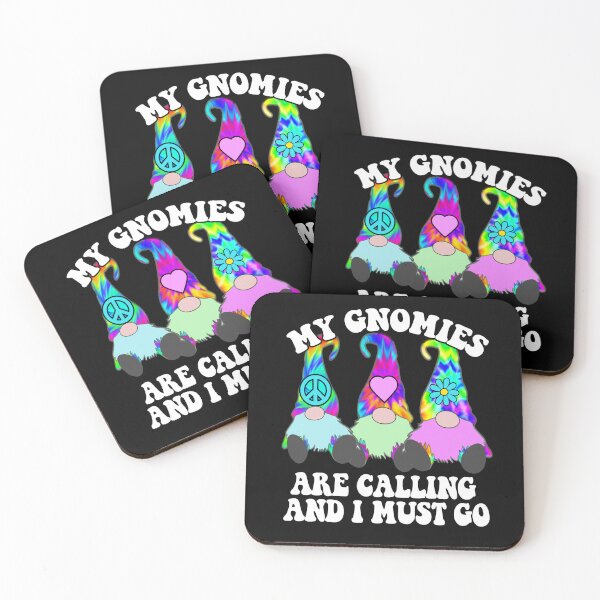 Item preview, 3 Hippie Gnomes Tie Dye My Gnomies are Calling and I Must Go designed and sold by funnytshirtemp.