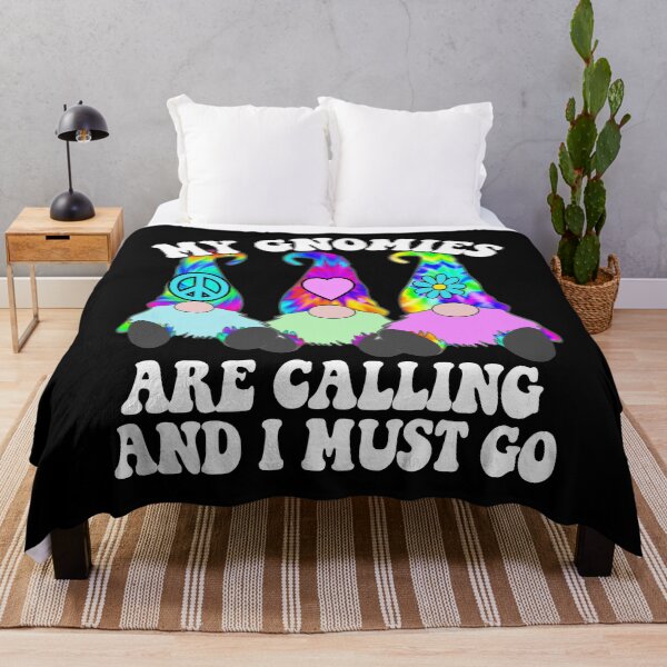 Item preview, 3 Hippie Gnomes Tie Dye My Gnomies are Calling and I Must Go designed and sold by funnytshirtemp.