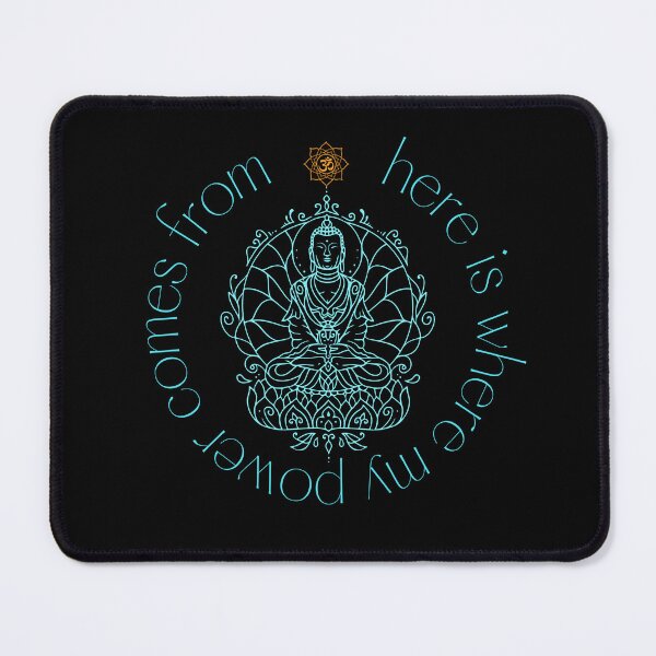 Item preview, Meditating Buddha Power Floor Pillow designed and sold by MagicWolfStar.