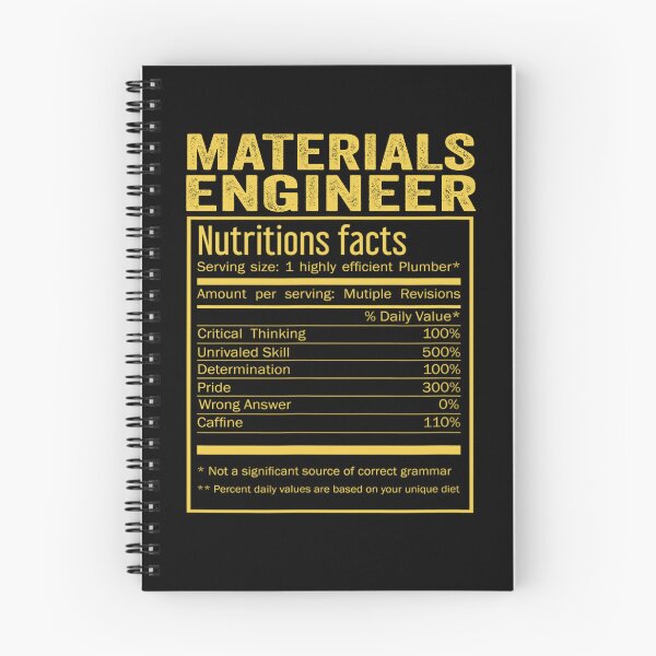 Item preview, Cool Materials engineer Funny Nutrition Facts Mens Womens Christmas Fathers Days Gift, Materials engineer Nutrition Facts designed and sold by xlnv.
