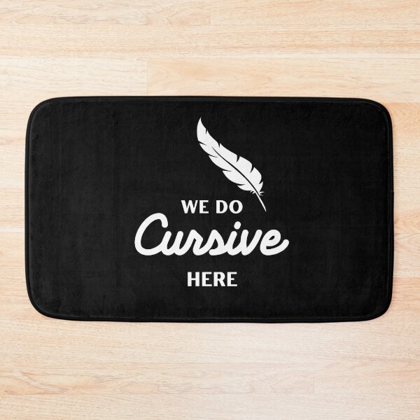 Item preview, Handwriting Lover We Do Cursive Here Back to School Academia Meme designed and sold by IceCreamMuseum.