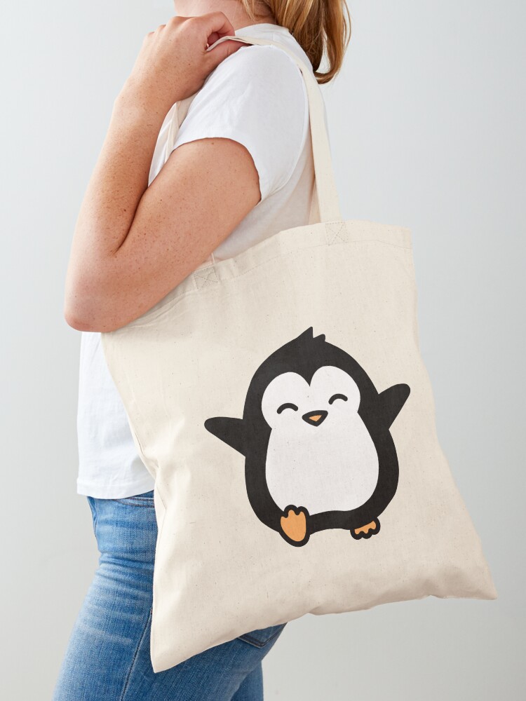 Cute Duffle Bag- Penguin Pattern Tote Bag For Teens
