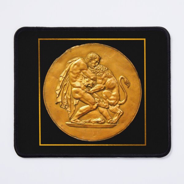 Item preview, Hercules Wrestling A Lion designed and sold by artistoutfitter.