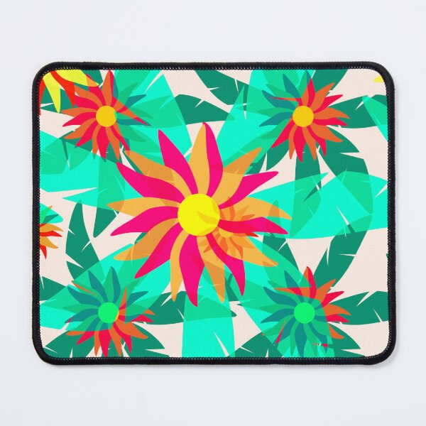 Item preview, Palms and Flowers Pattern 2 designed and sold by JoanNinjaHen.