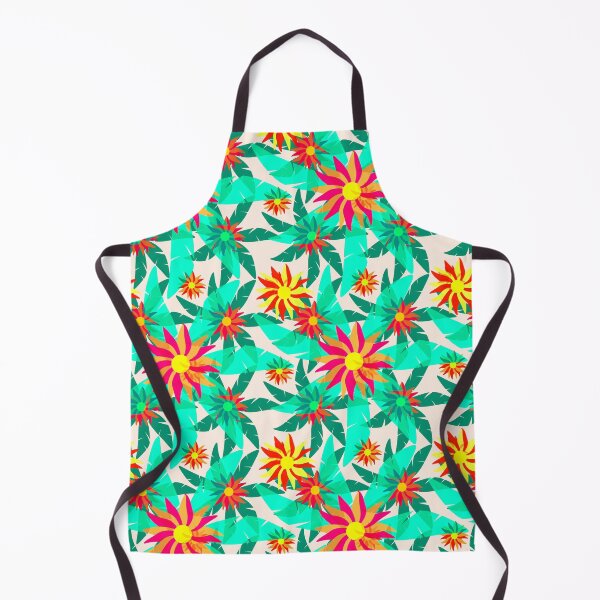 Item preview, Palms and Flowers Pattern 2 designed and sold by JoanNinjaHen.