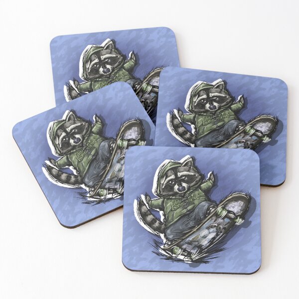 Item preview, Animal Skatepark - Raccoon designed and sold by OliverDemers.