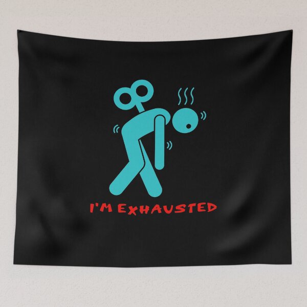 Item preview, I'm exhausted designed and sold by The Love Quill.