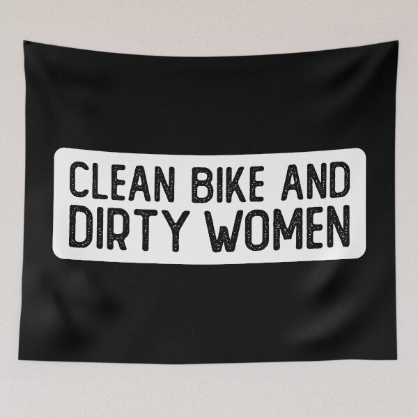 Item preview, Clean Bike And Dirty Women Cool Bumper designed and sold by Sour Soul.