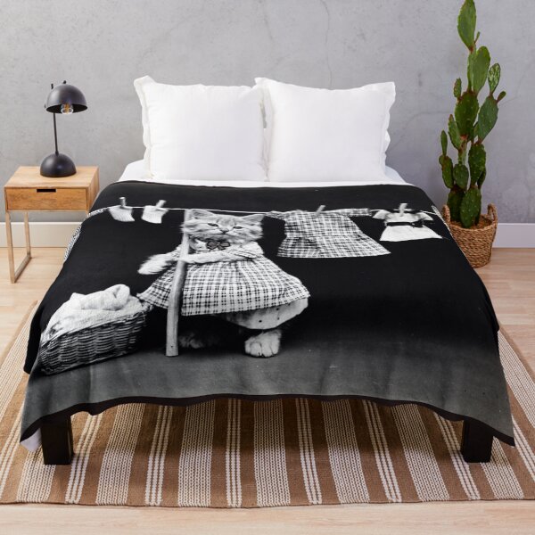 Item preview, Cat Wife doing Laundry designed and sold by SPDguy.