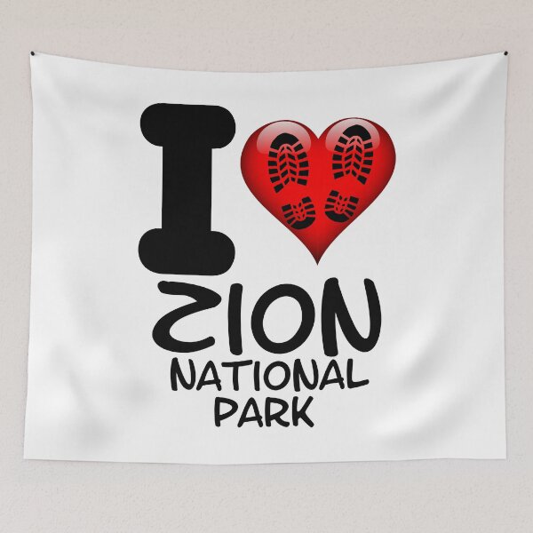 Item preview, I Love To Hike The Upper Emerald Pool Trail At The Zion National Park In Utha designed and sold by Sonatablue.
