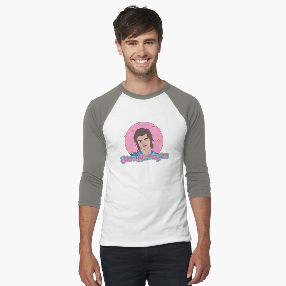Item preview, Baseball ¾ Sleeve T-Shirt designed and sold by FeatherDesigns.