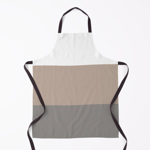Item preview, NATURAL STRIPE IN WHITE - TAUPE - GREY THICK HORIZONTAL 3 STRIPES designed and sold by ozcushionstoo.