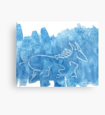 Blue Horse Metal Print