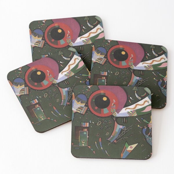 Item preview, Around the circle art by wassily kandinsky famous poster  designed and sold by Golido.