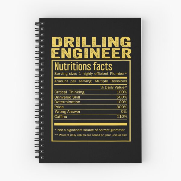 Item preview, Cool Drilling engineer Funny Nutrition Facts Mens Womens Christmas Fathers Days Gift, Drilling engineer Nutrition Facts designed and sold by xlnv.