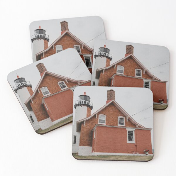 Item preview, lighthouse on the michigan coast designed and sold by LindsayVTravels.