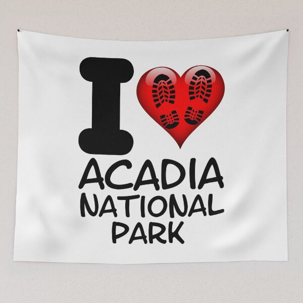 Item preview, I Love To Hike The Cadillac North Ridge Trail At The Acadia National Park In Maine designed and sold by Sonatablue.
