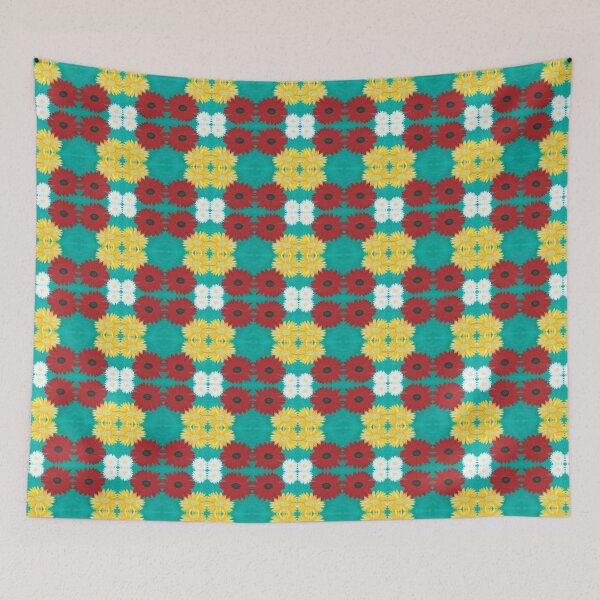 Item preview, Gerbera Flower Pattern designed and sold by Janine-Brewster.