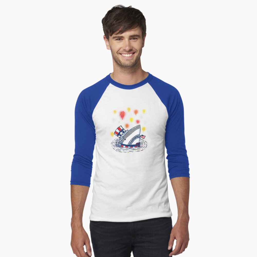 Item preview, Baseball ¾ Sleeve T-Shirt designed and sold by nickv47.