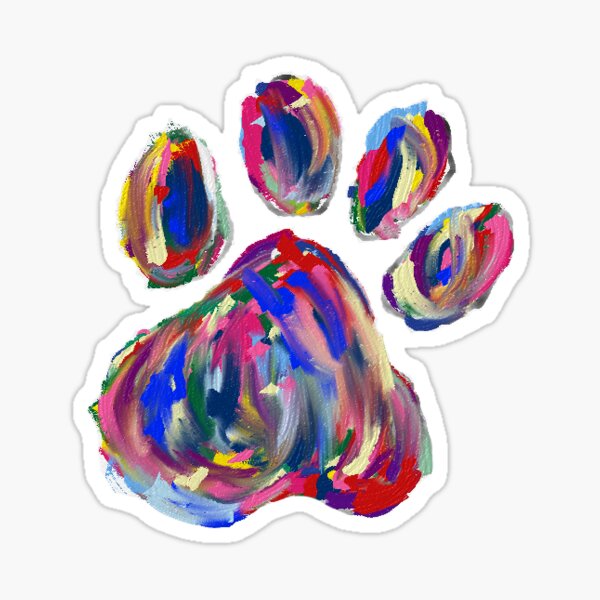 Paw Print Sticker