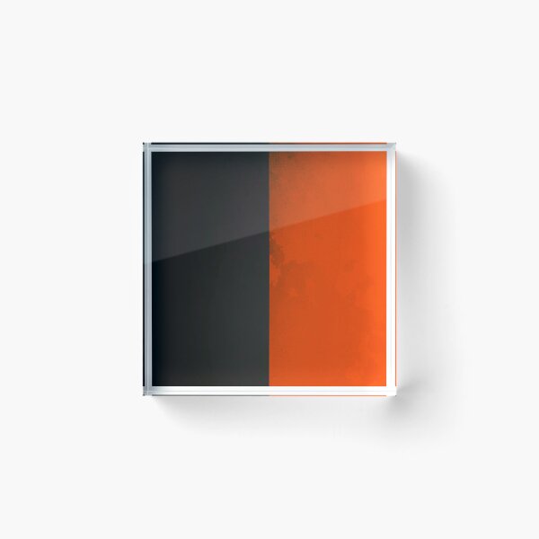 Item preview, Black & Orange Dual Pane Team Colors designed and sold by TM Art.