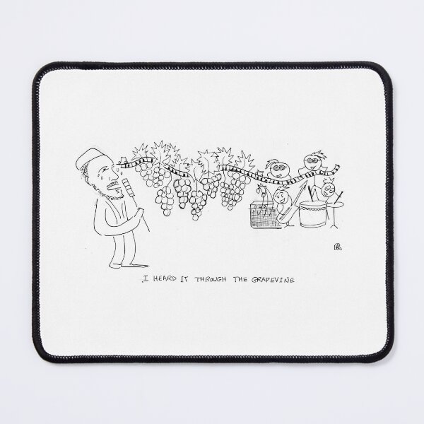 Item preview, Song Cartoon - I Heard it Through the Grapevine designed and sold by fred rosenthal.
